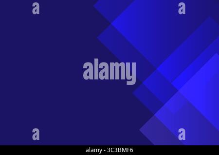 Moderner abstrakter Hintergrund mit abgestuften blauen geometrischen Formen und Farbverläufen, ideal für Digital-, Tech- oder Business-Design, Vektorillustration Stock Vektor