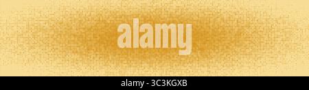 Orange Pixel Rasterton Hintergrund Farbverlauf Gold Glitter Mosaikunschärfe. Gelber Abstrakter Luxus-Hintergrund, Sandy Texture Top View, Golden Sunlight Unschärfe Stock Vektor