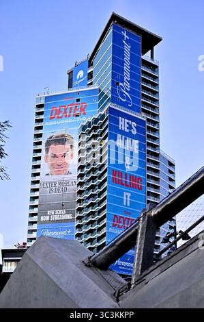 Werbung für die TV-Serie Dexter: Resurrection - Impressionen von der San Diego Comic-Con International 2025. Sandiego, 25.07.2025 *** Werbung für die TV-Serie Dexter Resurrection Impressions from the San Diego Comic Con International 2025 SanDiego, 25 07 2025 Foto:xD.xStarbuckx/xFuturexImagex sdcc 5911 Stockfoto