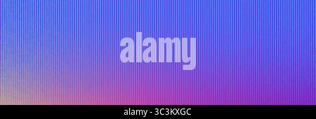 Blau rosa Farbverlauf BG, lebendiges Streifenmuster, Hintergrund leuchtende Linien, futuristische Neontapete. Digital Tech Nahtlose Textur. Vektorhintergrund. Stock Vektor