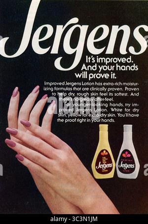 Vintage 'Ladies' Home Journal', Ausgabe des Magazins Januar 1980, USA Stockfoto