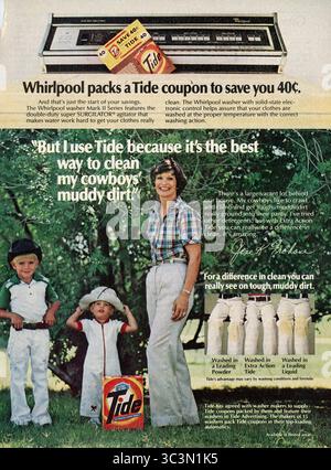Vintage 'Ladies' Home Journal', Ausgabe des Magazins Januar 1980, USA Stockfoto