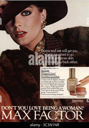 Vintage 'Ladies' Home Journal', Ausgabe des Magazins Januar 1980, USA Stockfoto