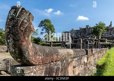 Preah Vihear Tempel aus dem 10. Und 11. Jahrhundert zu Shiva in Kambodscha nahe der thailändischen Grenze Stockfoto