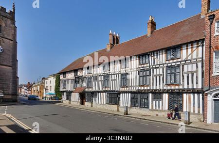 Falcon Hotel, Chapel Street, Stratford upon Avon, England, Großbritannien Stockfoto