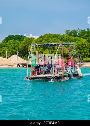 Split Ferry, Caye Caulker, Belize District, Belize Stockfoto