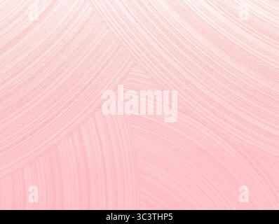 Abstrakter Hintergrund in weichem Pink mit sanften Pinselstrichen für stilvolle digitale Designs. Hochauflösendes Hintergrundbild und Bildschirmschoner für Telefone, Tablets, Laptops und kreatives Marketing Stockfoto