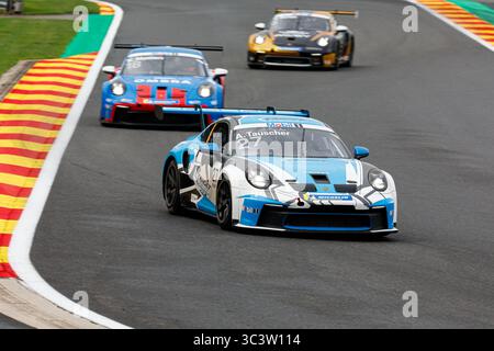 Spa-Francorchamps, Belgien. Juli 2025. #27 Alexander Tauscher (DEU, Target), Porsche Mobil 1 Supercup auf dem Circuit de Spa-Francorchamps am 27. Juli 2025 in Spa-Francorchamps, Belgien. (Foto von HOCH ZWEI) Credit: dpa/Alamy Live News Stockfoto