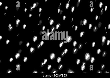 Buntes Feuerwerk in verschiedenen Farben auf schwarzem Hintergrund Stock Vektor