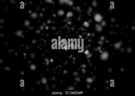 Buntes Feuerwerk in verschiedenen Farben auf schwarzem Hintergrund Stock Vektor