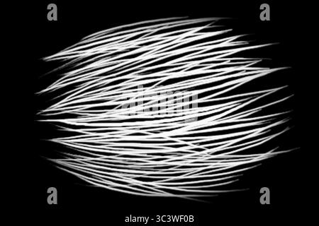 Buntes Feuerwerk in verschiedenen Farben auf schwarzem Hintergrund Stock Vektor