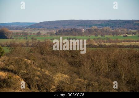 Verlassene Einrichtungen des Zweiten Weltkriegs und Umgebung in Brandenburg Stockfoto