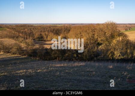 Verlassene Einrichtungen des Zweiten Weltkriegs und Umgebung in Brandenburg Stockfoto