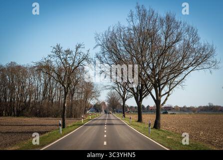 Verlassene Einrichtungen des Zweiten Weltkriegs und Umgebung in Brandenburg Stockfoto