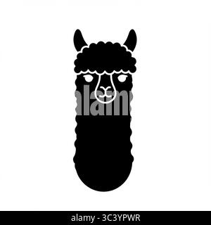 Schwarzes Kamelgrafik-Symbol – Vektorillustration isoliert auf weißem Hintergrund Stock Vektor