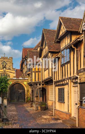 Das Lord Leycester Hospital, Warwick. Stockfoto