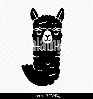 Schwarzes Kamelgrafik-Symbol – Vektorillustration isoliert auf weißem Hintergrund Stock Vektor