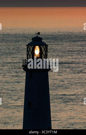 Leuchtturm South Stack auf der Isle of Anglesey an der Küste von Nordwales Stockfoto