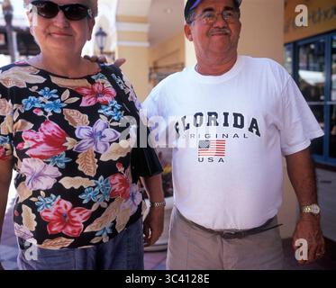 Ein älteres Paar in Florida. Stockfoto