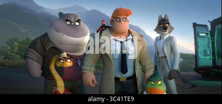 The Bad Guys 2 ist ein US-amerikanischer Trickfilm aus dem Jahr 2025, der auf der Kinderbuchserie The Bad Guys von Aaron Blabey basiert, produziert von DreamWorks Animation und vertrieben von Universal Pictures. Die Fortsetzung von The Bad Guys (2022) wurde von Pierre Perifel, Co-Regie von JP Sans und von Yoni Brenner und Etan Cohen geschrieben. Stockfoto