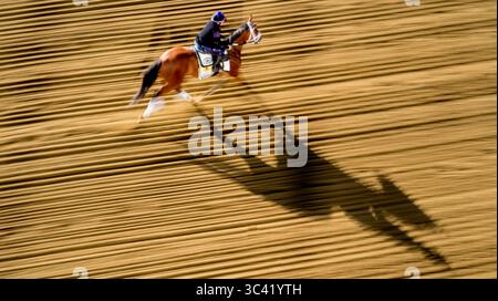 März 2017, Baltimore, MD, USA: 13. Mai 2021: Armeeübungen für die Black-Eyed Susan Stakes auf dem Pimlico Race Course in Baltimore, Maryland. Scott Serio/Eclipse Sportswire/CSM(Credit Image: &Copy; Scott Serio/CSM via ZUMA Wire) Stockfoto