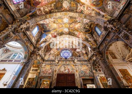 Kirche San Nicolas, Valencia, Spanien. Stockfoto