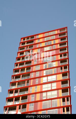 Hochhaus in Kruisplein, Rotterdam, Niederlande Stockfoto