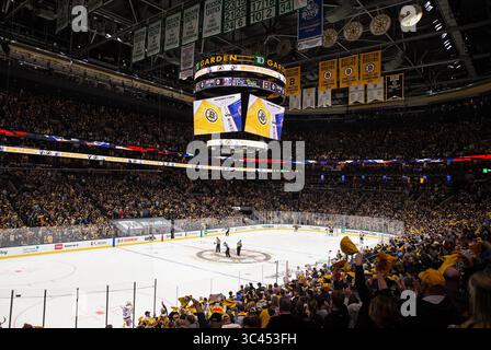 Mai 2021; Boston, MA, USA; allgemeine Ansicht des TD Garden vor dem ersten Spiel und der zweiten Runde der NHL Stanley Cup Playoffs zwischen den New York Islanders und Boston Bruins im TD Garden. Anthony Nesmith/CSM(Credit Image: &Copy; Anthony Nesmith/CSM via ZUMA Wire) Stockfoto
