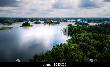 Trakai Landscape, Litauen Stockfoto