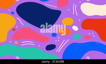 Abstrackter Hintergrund In Fettfarben Stockfoto