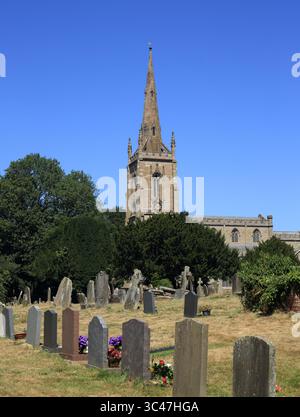 St. Andrews Church, Ombersley, Droitwich, Worcestershire, England, UK. Stockfoto