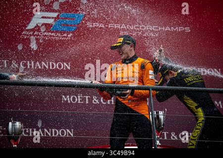 Stavelot, Belgien, 27. Juli 2025, Alex Dunne, Teilnahme am Großen Preis von Belgien 2025, der in Stavelot, Belgien stattfindet. Quelle: Michael Potts/Alamy Live News Stockfoto
