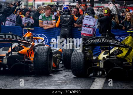 Stavelot, Belgien, 27. Juli 2025, Alex Dunne, Teilnahme am Großen Preis von Belgien 2025, der in Stavelot, Belgien stattfindet. Quelle: Michael Potts/Alamy Live News Stockfoto