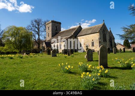 All Saints Church, Hovingham, Malton, North Yorkshire Stockfoto
