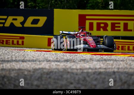 Stavelot, Belgien, 27. Juli 2025, Charles Leclerc, aus Monaco, tritt für Ferrari an. Der Tag des Großen Preises von Belgien 2025, der in Stavelot, Belgien, stattfindet. Quelle: Michael Potts/Alamy Live News Stockfoto
