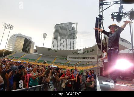 12. Juli 2018 – Florida, USA – das Kollektiv Soul tritt am 11. Juli 2018 im Al lang Stadium in St. Petersburg auf. (Jay Cridlin | Times) (Foto: © Jay Cridlin/Tampa Bay Times via ZUMA Wire) Stockfoto