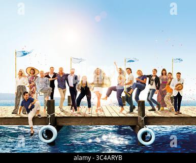 ERSCHEINUNGSDATUM: 22. Juni 2018 TITEL: Mamma Mia! Here We Go Again STUDIO: Universal Pictures REGISSEUR: Ol Parker PLOT: In diesem Nachfolger von Mamma Mia! Erfährt Sophie etwas über die Vergangenheit ihrer Mutter während ihrer Schwangerschaft. DARSTELLER: Poster Art. (Bild: © Universal Pictures/Entertainment Pictures/ZUMAPRESS.com) Stockfoto