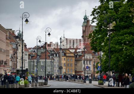 Krakowskie Przedmieście, Warschau, Woiwodschaft Masowien, Polen, Europa Stockfoto