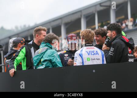Spa - Francorchamps, Belgien. Juli 2025. , Während des Formel 1 Moet & Chandon Grand Prix von Belgien am 25. Juli 2025, Spa-Francorchamps, Belgien. Quelle: Gabriele Lanzo / Alessio Morgese / Alamy Live News Stockfoto