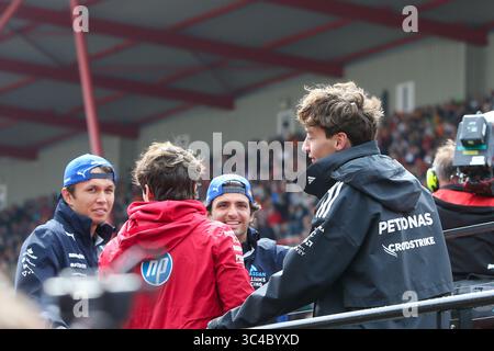 Spa - Francorchamps, Belgien. Juli 2025. , Während des Formel 1 Moet & Chandon Grand Prix von Belgien am 25. Juli 2025, Spa-Francorchamps, Belgien. Quelle: Gabriele Lanzo / Alessio Morgese / Alamy Live News Stockfoto