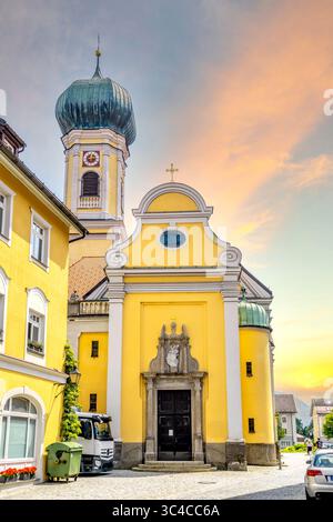 Altstadt von Immenstadt im Allgaeu, Deutschland Stockfoto