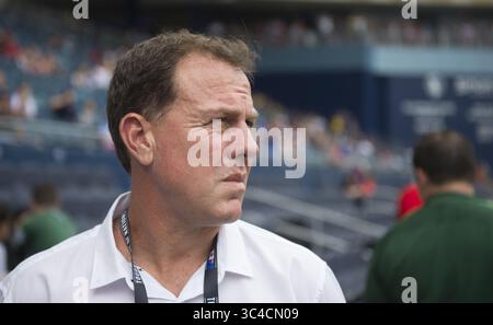 26. Juli 2018: Kansas City, Kansas, Vereinigte Staaten – Kansas City, KS – 26. Juli 2018: Australien besiegte Brasilien 3-1 beim Turnier der Nationen im Children's Mercy Park. (Kreditbild: © Brad Smith/ISIPhotos via ZUMA Wire) Stockfoto