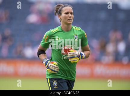 26. Juli 2018: Kansas City, Kansas, Vereinigte Staaten – Kansas City, KS – 26. Juli 2018: Australien besiegte Brasilien 3-1 beim Turnier der Nationen im Children's Mercy Park. (Kreditbild: © Brad Smith/ISIPhotos via ZUMA Wire) Stockfoto