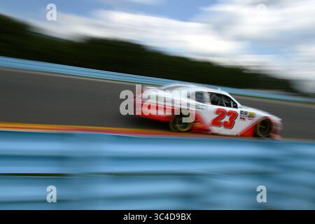 4. August 2018: Fahrer der NASCAR Xfinity Series AJ Allmendinger (23) während der NASCAR XFINITY Series Zippo 200 im Glen am Samstag, 4. August 2018 im Watkins Glen International in Watkins Glen, New York. Rich Barnes/CSM(Kreditbild: &Copy; Rich Barnes/CSM via ZUMA Wire) Stockfoto