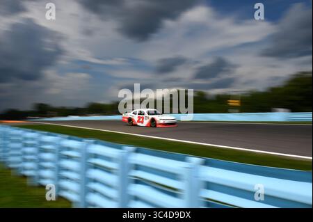 4. August 2018: Fahrer der NASCAR Xfinity Series AJ Allmendinger (23) während der NASCAR XFINITY Series Zippo 200 im Glen am Samstag, 4. August 2018 im Watkins Glen International in Watkins Glen, New York. Rich Barnes/CSM(Kreditbild: &Copy; Rich Barnes/CSM via ZUMA Wire) Stockfoto