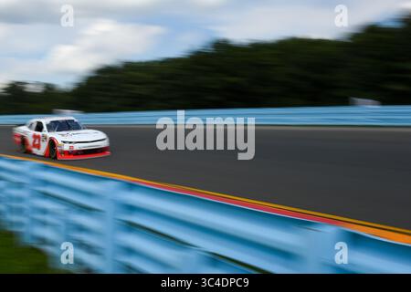 4. August 2018: Fahrer der NASCAR Xfinity Series AJ Allmendinger (23) während der NASCAR XFINITY Series Zippo 200 im Glen am Samstag, 4. August 2018 im Watkins Glen International in Watkins Glen, New York. Rich Barnes/CSM(Kreditbild: &Copy; Rich Barnes/CSM via ZUMA Wire) Stockfoto