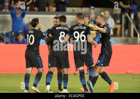29. August 2018 - San Jose, Kalifornien, Vereinigte Staaten - San Jose, CA - Mittwoch, 29. August 2018: Vako während eines Major League Soccer (MLS) Spiels zwischen den San Jose Erdbeben und dem FC Dallas im Avaya Stadium. (Kreditbild: © John Todd/ISIPhotos via ZUMA Wire) Stockfoto