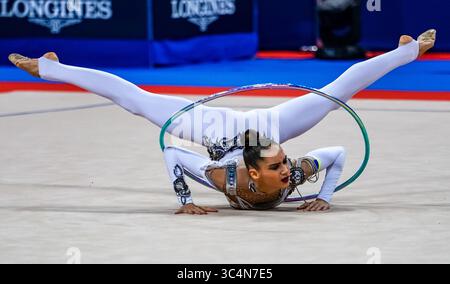11. September 2018: Vlada Nikolchenko aus Â Ukraine beim Einzelballfinale in der Arena Armeec in Sofia bei der 36. FIG-Weltmeisterschaft im Rhythmischen Turnen. Ulrik Pedersen/CSM(Kreditbild: &Copy; Ulrik Pedersen/CSM via ZUMA Wire) Stockfoto