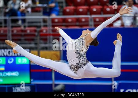 11. September 2018: Vlada Nikolchenko aus Â Ukraine beim Einzelballfinale in der Arena Armeec in Sofia bei der 36. FIG-Weltmeisterschaft im Rhythmischen Turnen. Ulrik Pedersen/CSM(Kreditbild: &Copy; Ulrik Pedersen/CSM via ZUMA Wire) Stockfoto