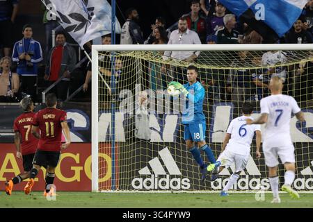 19. September 2018 - San Jose, Kalifornien, Vereinigte Staaten - San Jose, CA - Mittwoch, 19. September 2018: JT Marcinkowski während eines Major League Soccer (MLS) Spiels zwischen den San Jose Erdbeben und Atlanta United FC im Avaya Stadium. (Kreditbild: © Bob Drebin/ISIPhotos via ZUMA Wire) Stockfoto